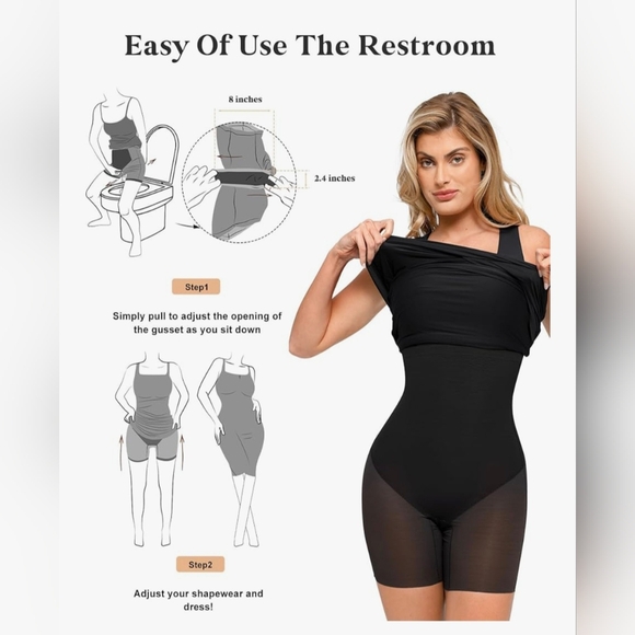 Popilush Shapewear Mini Dress #928 - Picture 7 of 11